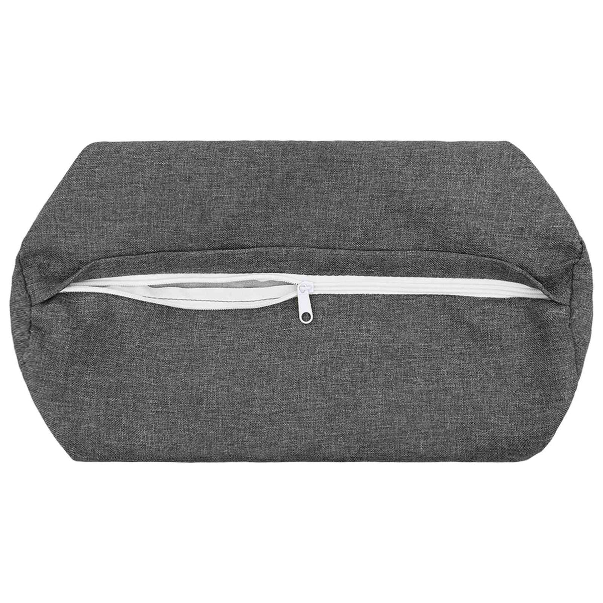 Cushion Cover 6 pcs HEERLEN Light Grey Ø 15 x 40 cm Fabric