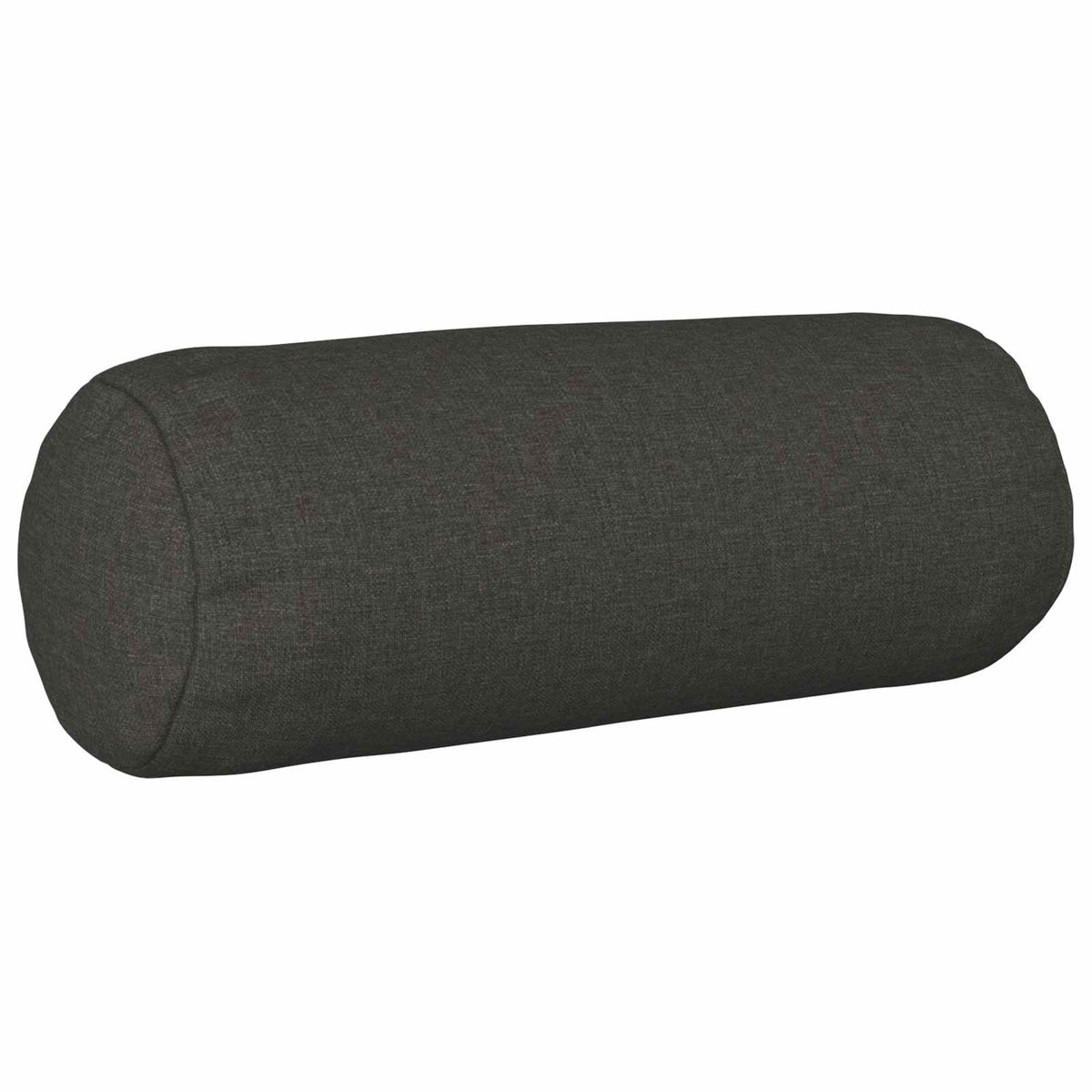 Cushion Cover 2 pcs HEERLEN Dark Grey Ø 15 x 40 cm Fabric