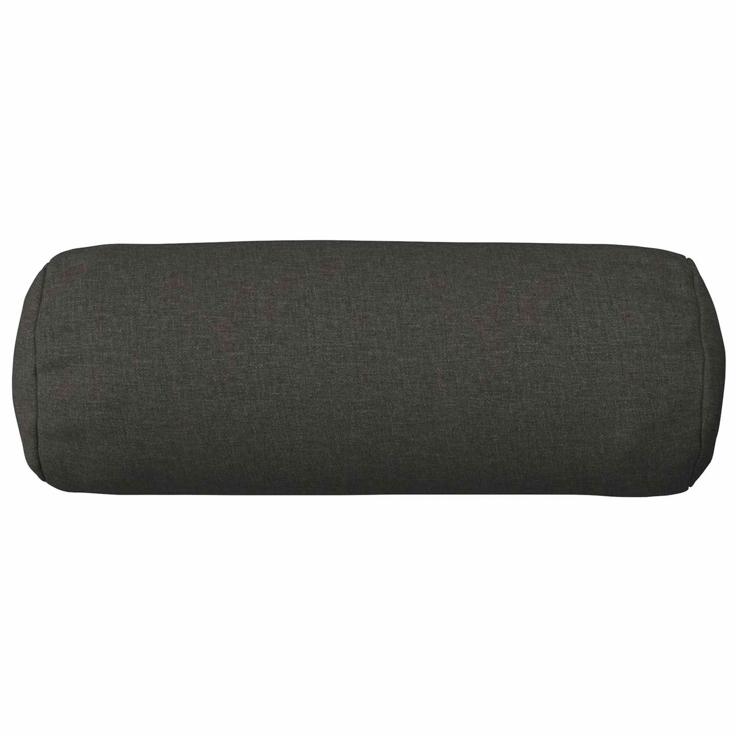 Cushion Cover 2 pcs HEERLEN Dark Grey Ø 15 x 40 cm Fabric