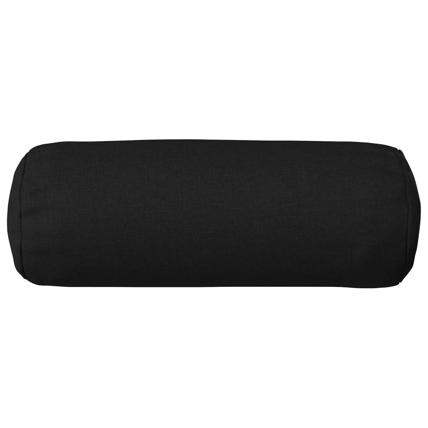 Cushion Cover 2 pcs HEERLEN Black Ø 15 x 40 cm Fabric