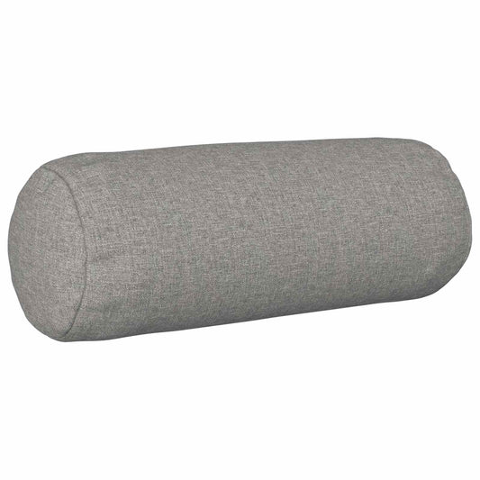 Cushion Cover 6 pcs HEERLEN Cloud Grey Ø 15 x 40 cm Fabric