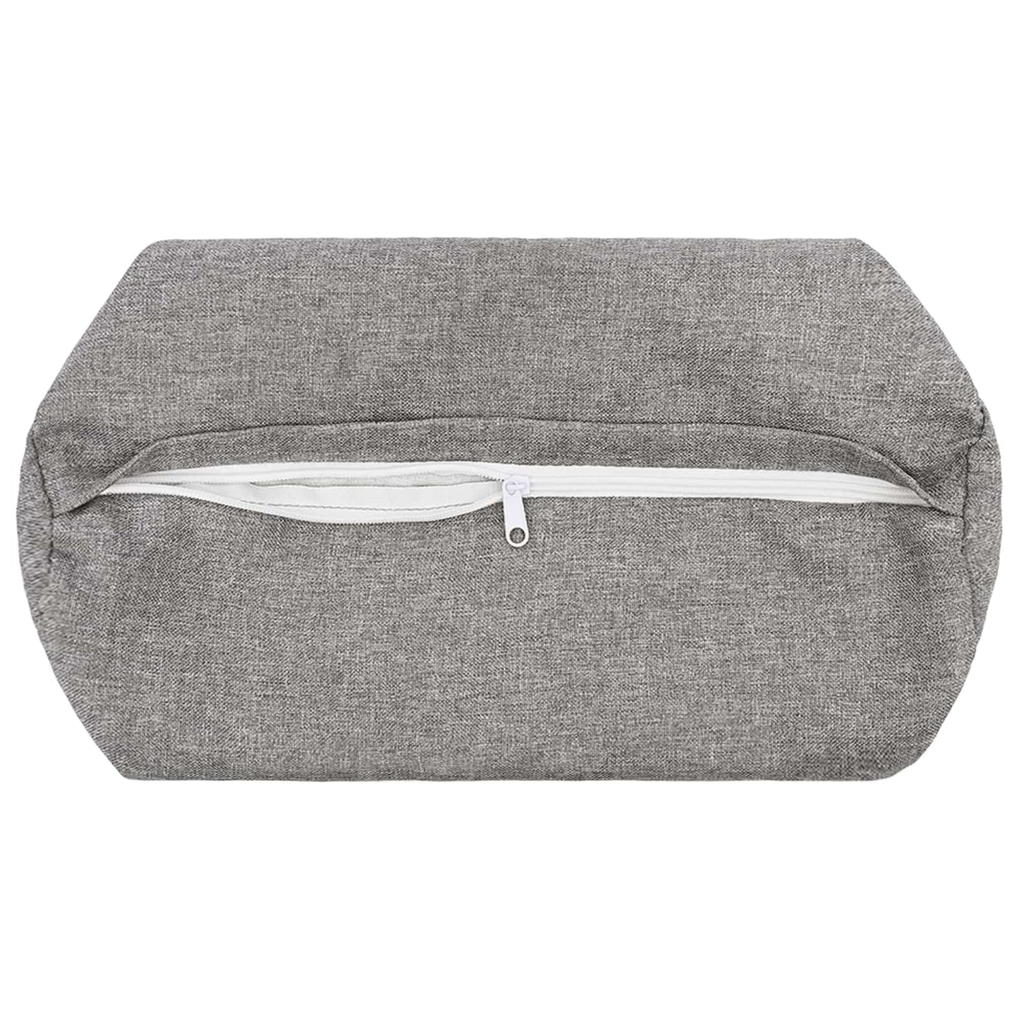 Cushion Cover 6 pcs HEERLEN Cloud Grey Ø 15 x 40 cm Fabric