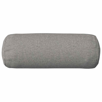 Cushion Cover 6 pcs HEERLEN Cloud Grey Ø 15 x 40 cm Fabric