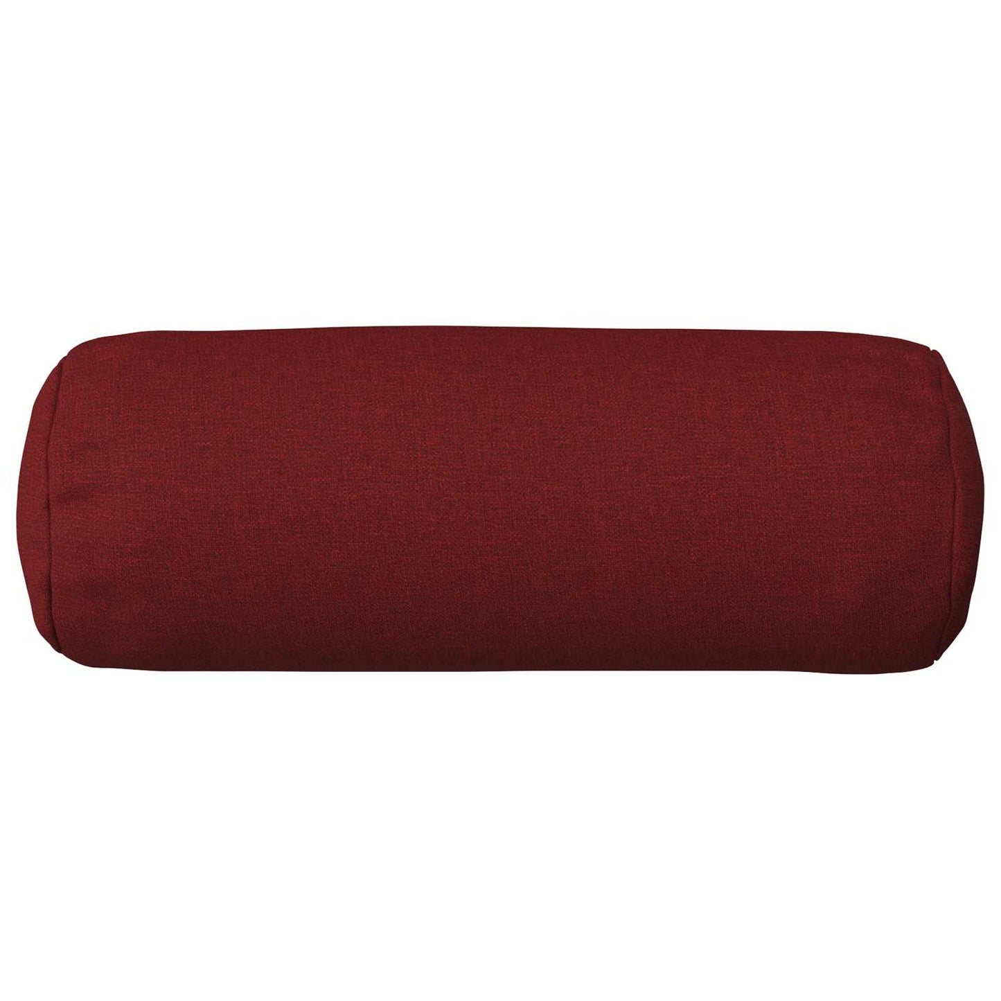 Cushion Cover 2 pcs HEERLEN Wine Red Ø 15 x 40 cm Fabric