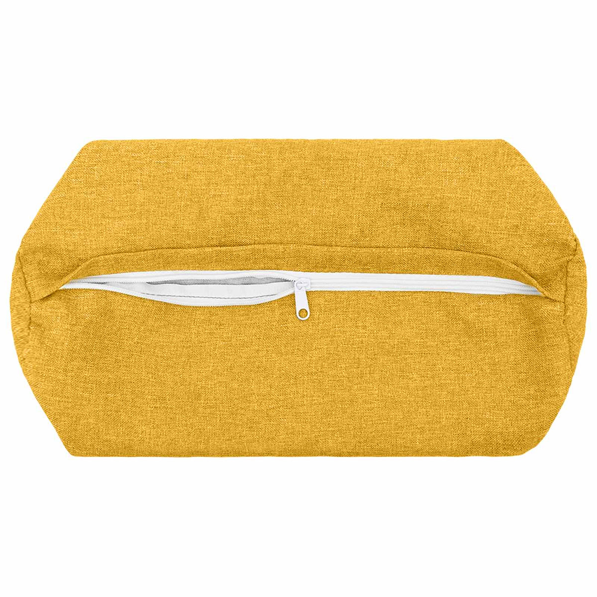 Cushion Cover 6 pcs HEERLEN Light Yellow Ø 15 x 40 cm Fabric