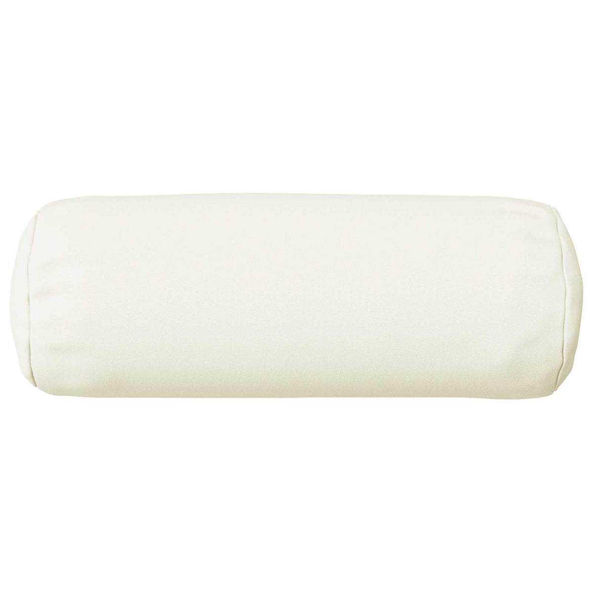 Cushion Cover 2 pcs HEERLEN White Ø 15 x 40 cm Fabric