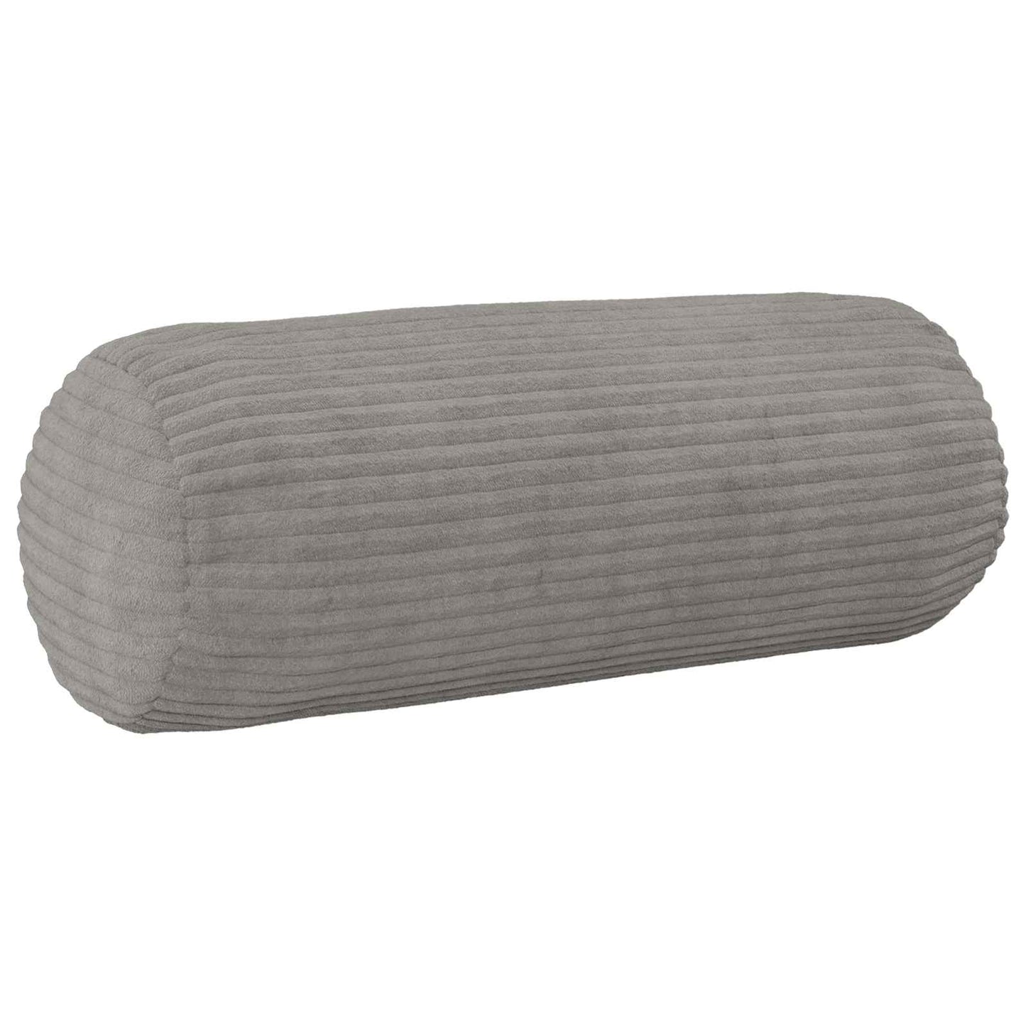 Cushion Cover 2 pcs HEERLEN Light Grey Ø 15 x 40 cm Corduroy