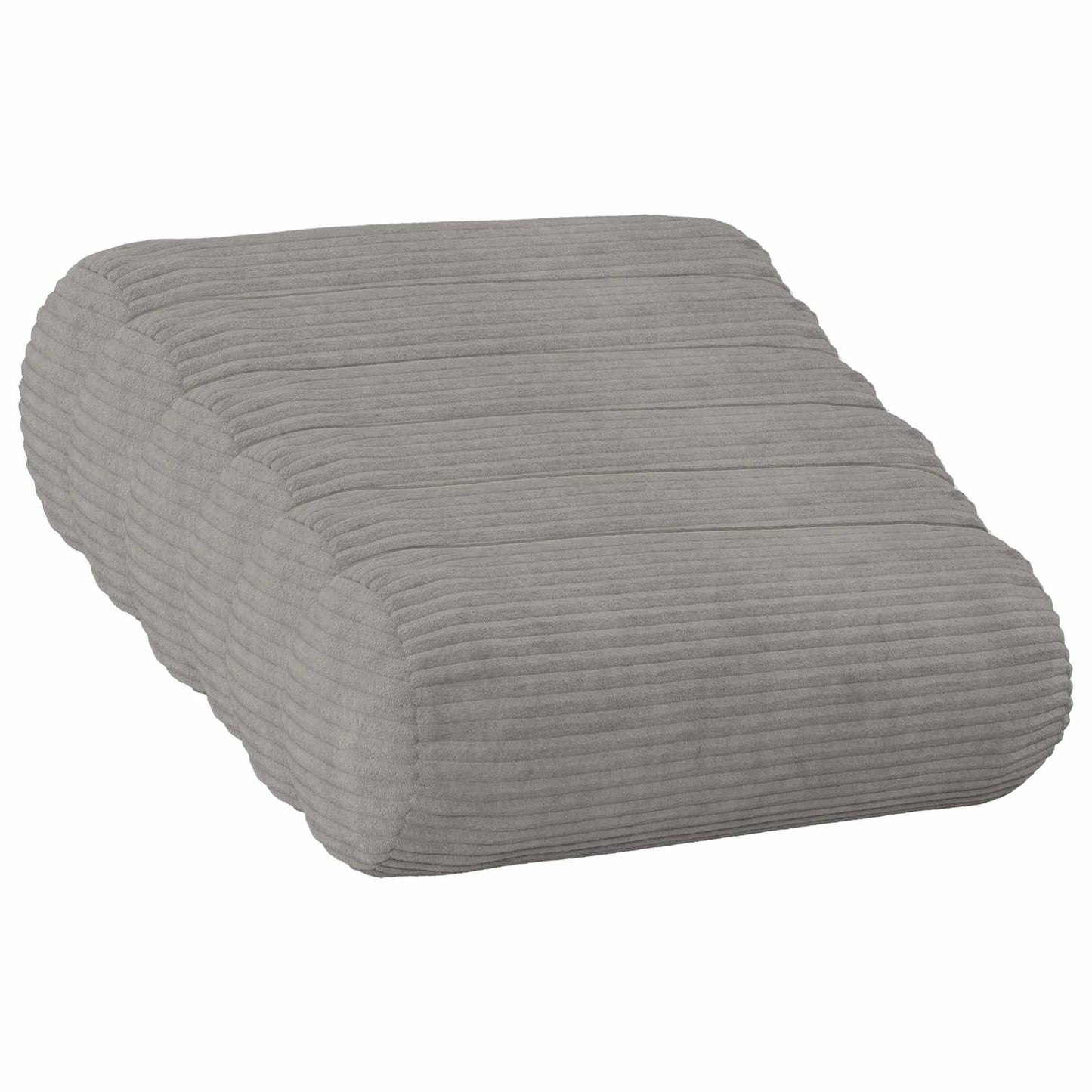 Cushion Cover 6 pcs HEERLEN Light Grey Ø 15 x 40 cm Corduroy