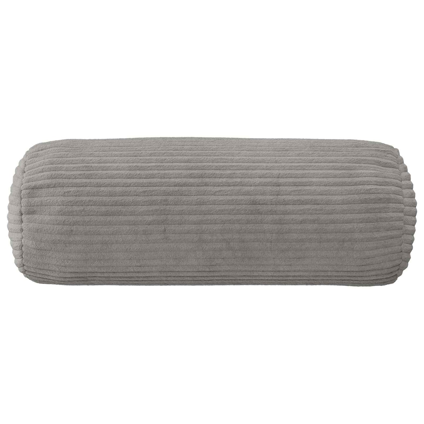 Cushion Cover 6 pcs HEERLEN Light Grey Ø 15 x 40 cm Corduroy