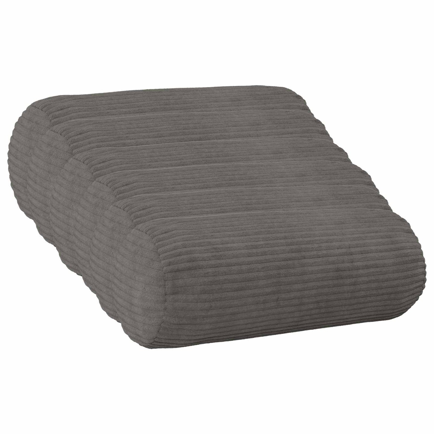 Cushion Cover 6 pcs HEERLEN Dark Grey Ø 15 x 40 cm Corduroy