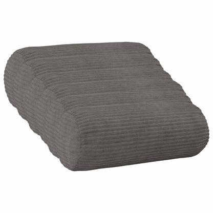 Cushion Cover 6 pcs HEERLEN Dark Grey Ø 15 x 40 cm Corduroy