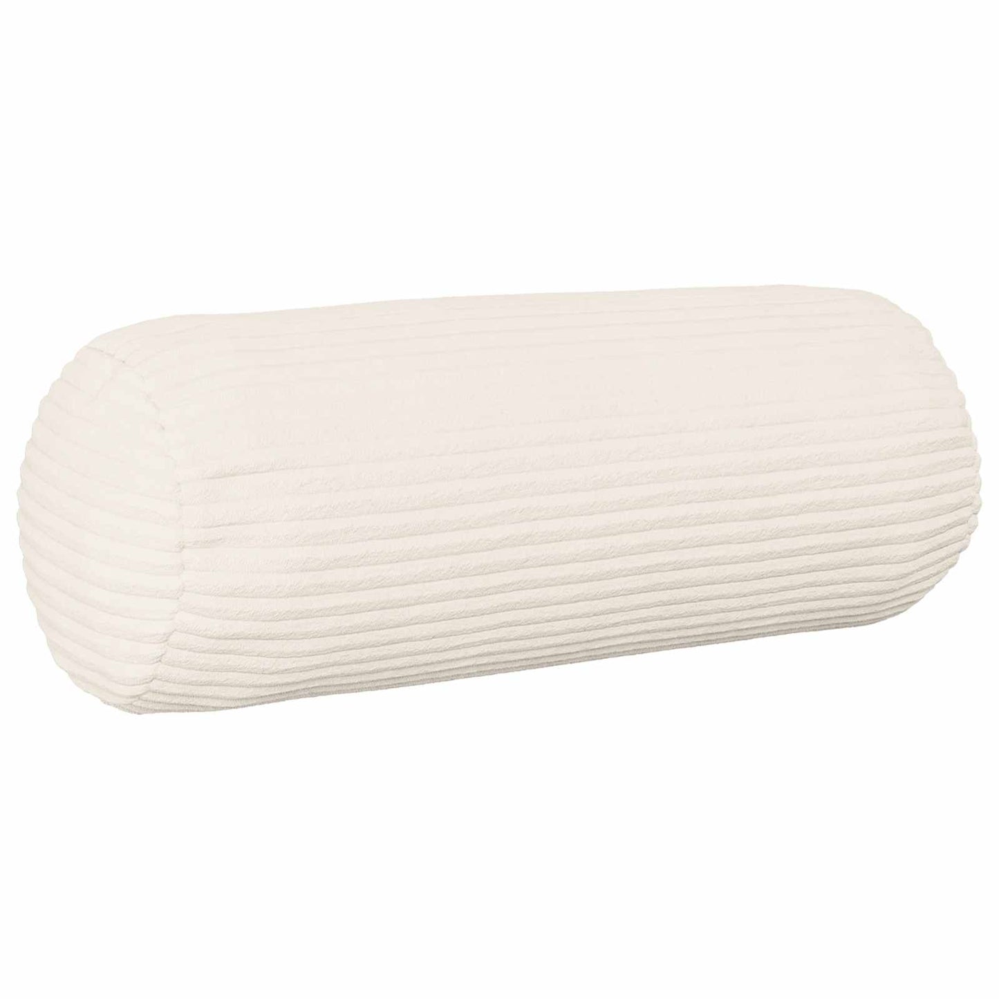 Cushion Cover 2 pcs HEERLEN Cream Ø 15 x 40 cm Corduroy