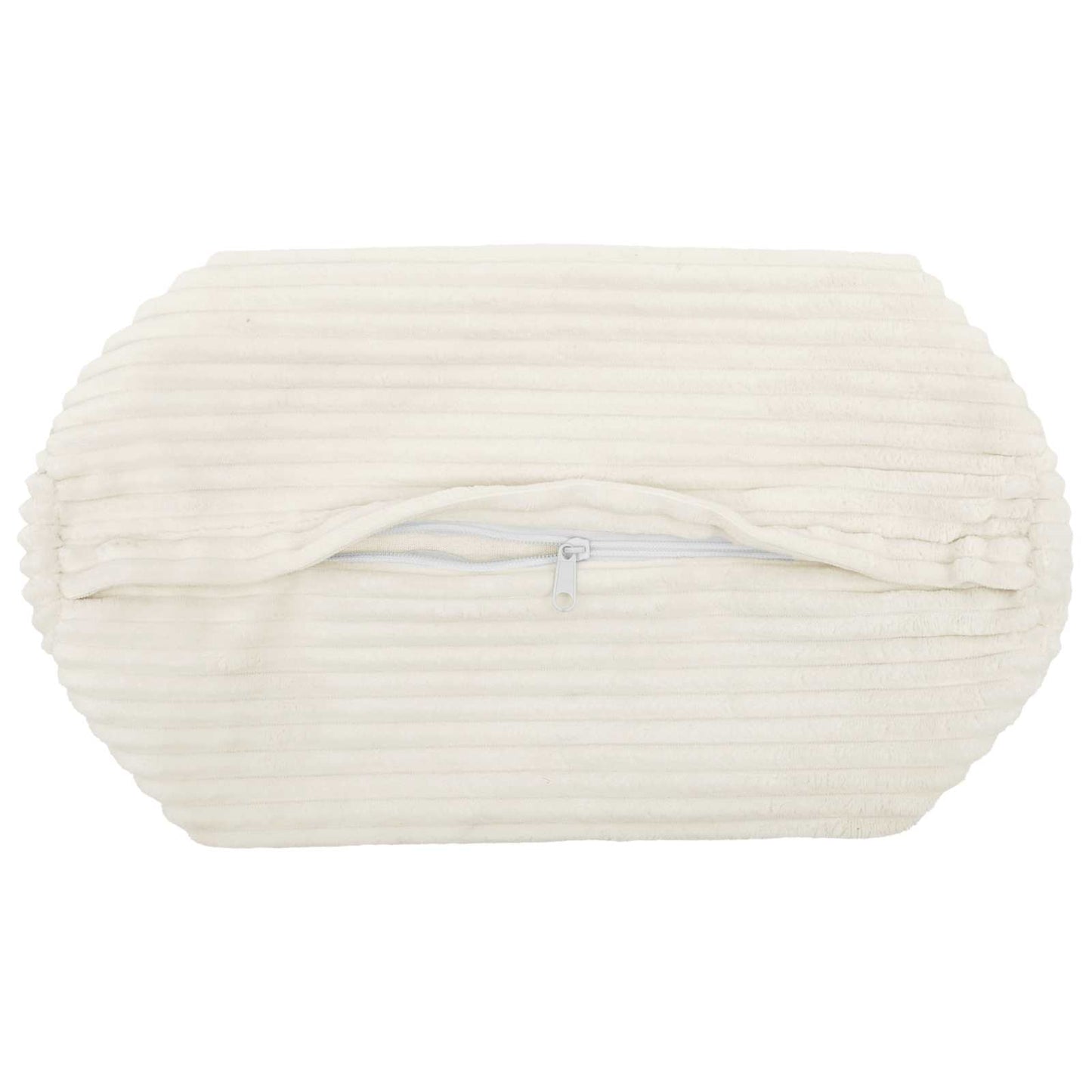 Cushion Cover 2 pcs HEERLEN Cream Ø 15 x 40 cm Corduroy