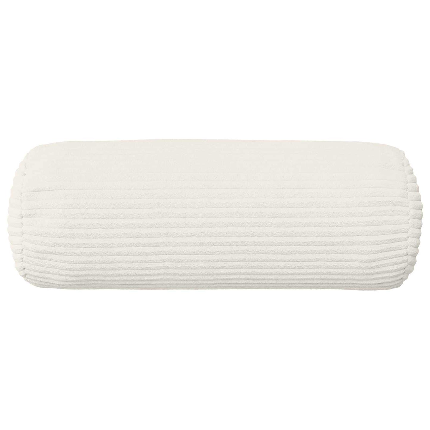 Cushion Cover 2 pcs HEERLEN Cream Ø 15 x 40 cm Corduroy