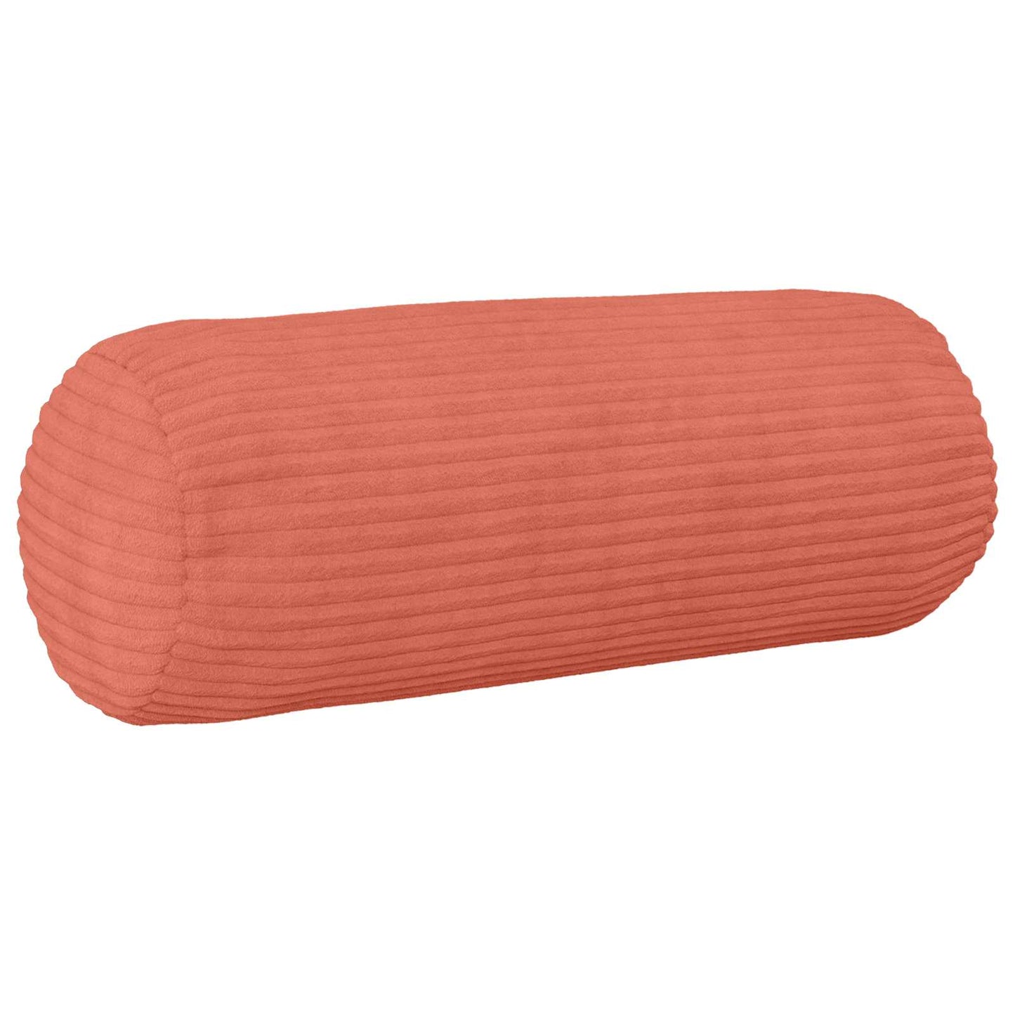 Cushion Cover 6 pcs HEERLEN Red Orange Ø 15 x 40 cm Corduroy