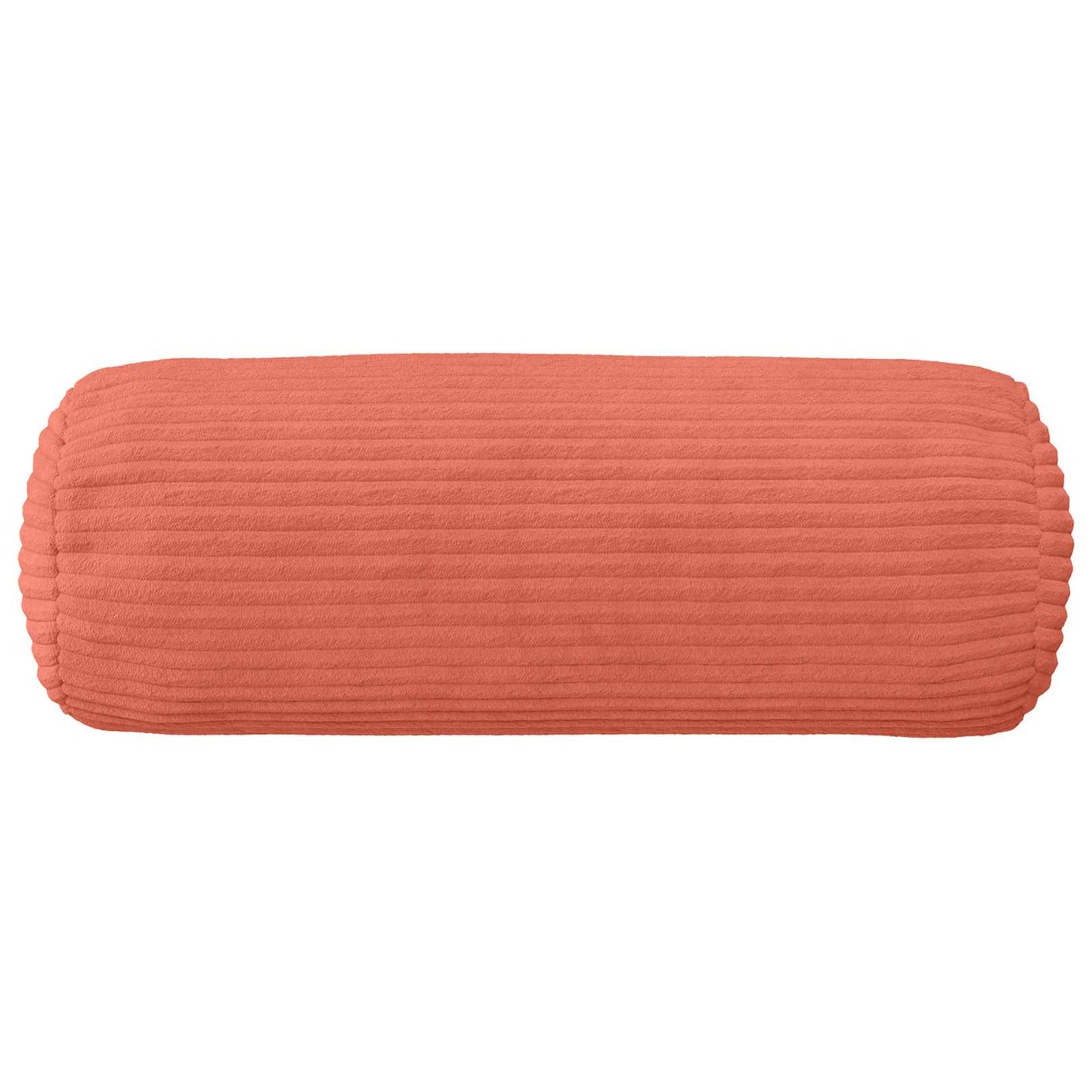 Cushion Cover 6 pcs HEERLEN Red Orange Ø 15 x 40 cm Corduroy