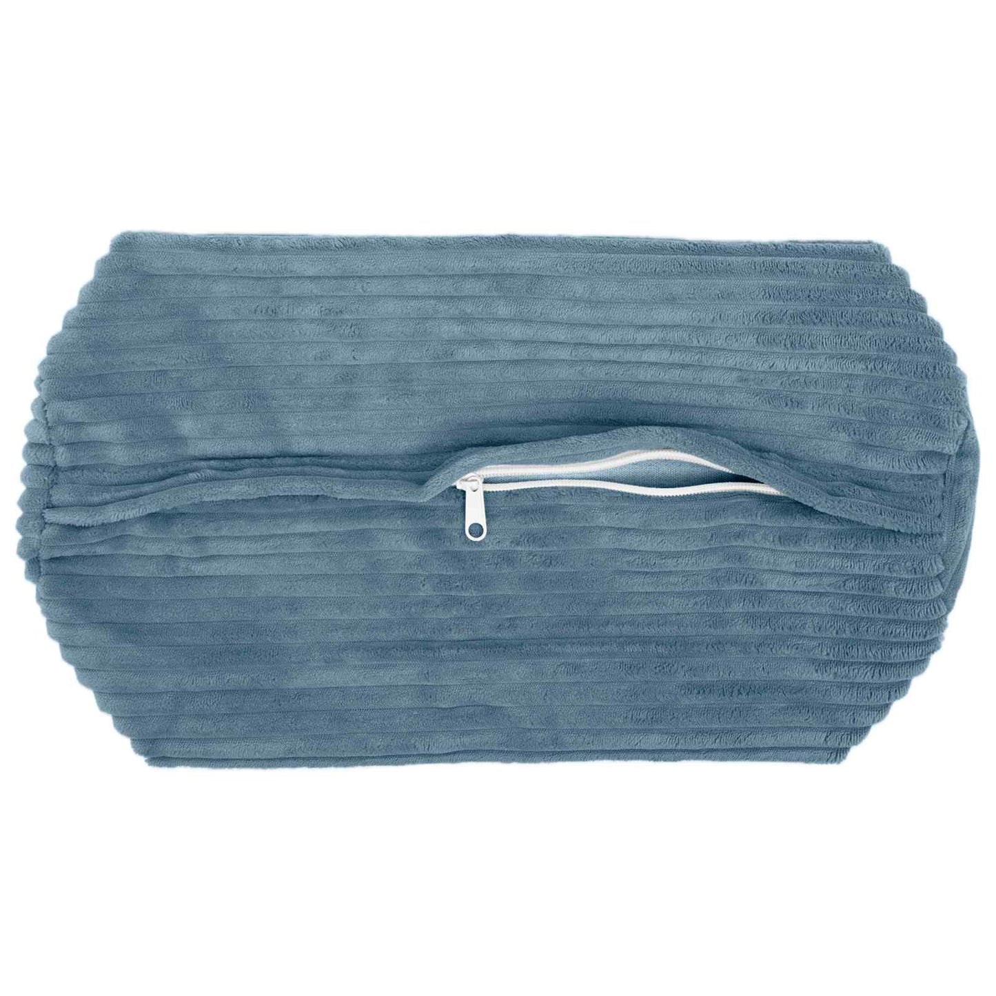 Cushion Cover 6 pcs HEERLEN Blue Ø 15 x 40 cm Corduroy
