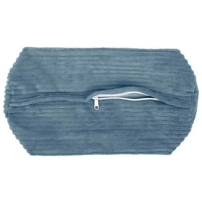 Cushion Cover 6 pcs HEERLEN Blue Ø 15 x 40 cm Corduroy