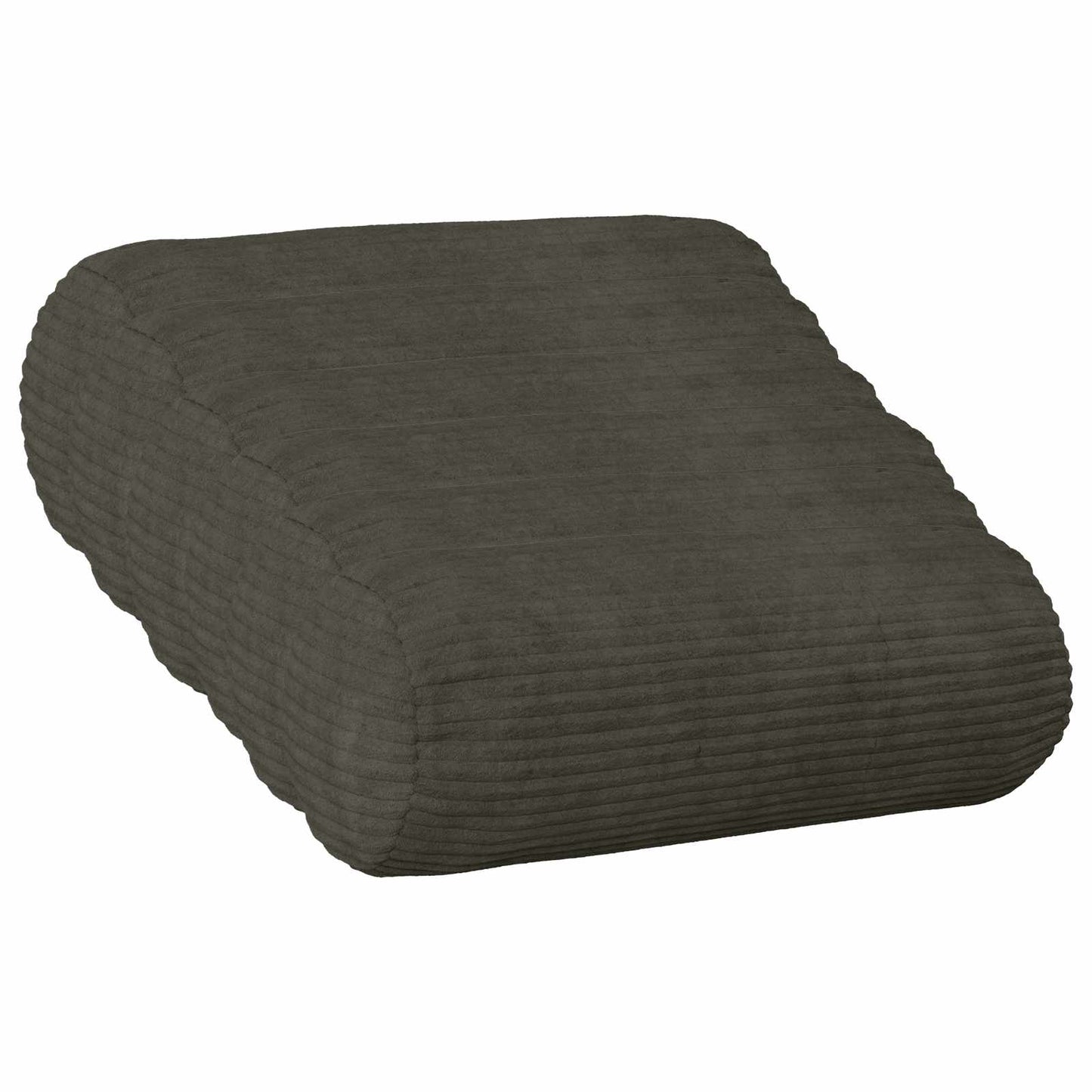 Cushion Cover 6 pcs HEERLEN Anthracite Ø 15 x 40 cm Corduroy
