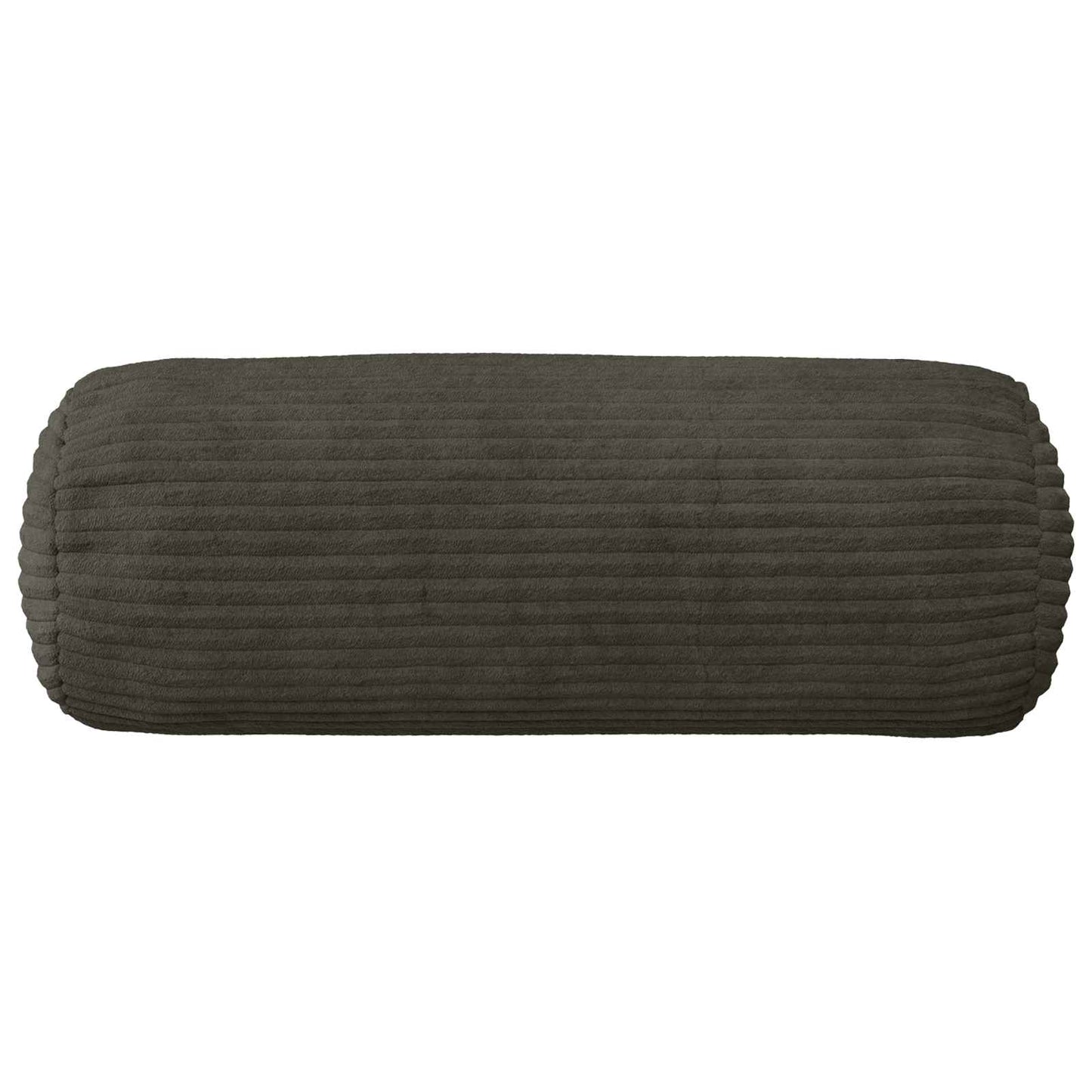 Cushion Cover 6 pcs HEERLEN Anthracite Ø 15 x 40 cm Corduroy