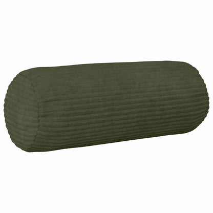Cushion Cover 2 pcs HEERLEN Green Ø 15 x 40 cm Corduroy