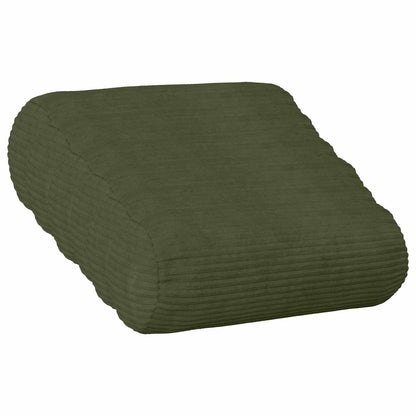 Cushion Cover 6 pcs HEERLEN Green Ø 15 x 40 cm Corduroy
