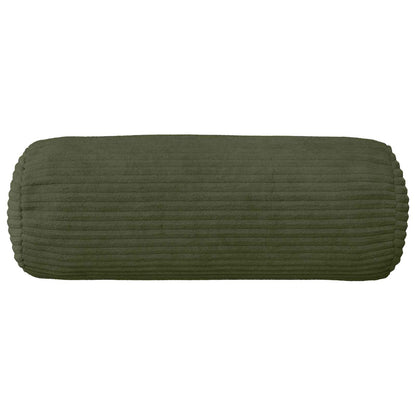 Cushion Cover 6 pcs HEERLEN Green Ø 15 x 40 cm Corduroy