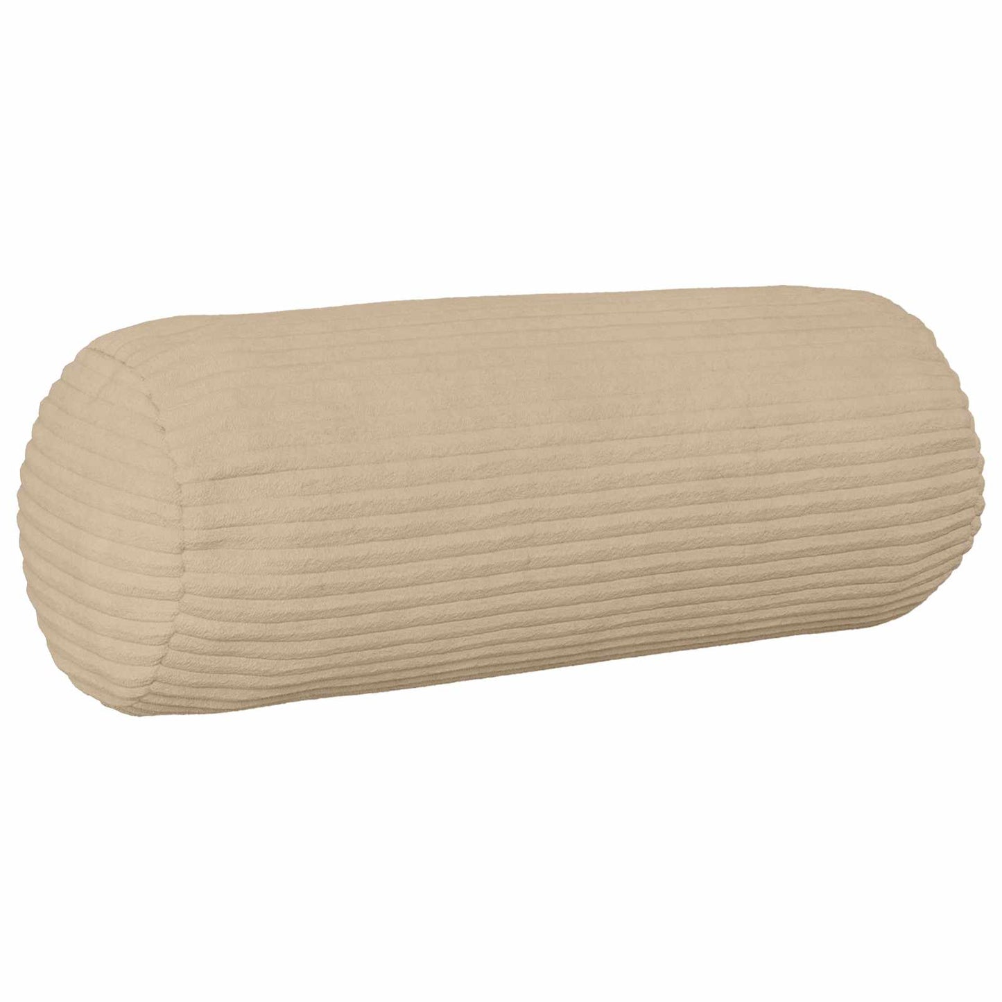 Cushion Cover 2 pcs HEERLEN Taupe Ø 15 x 40 cm Corduroy