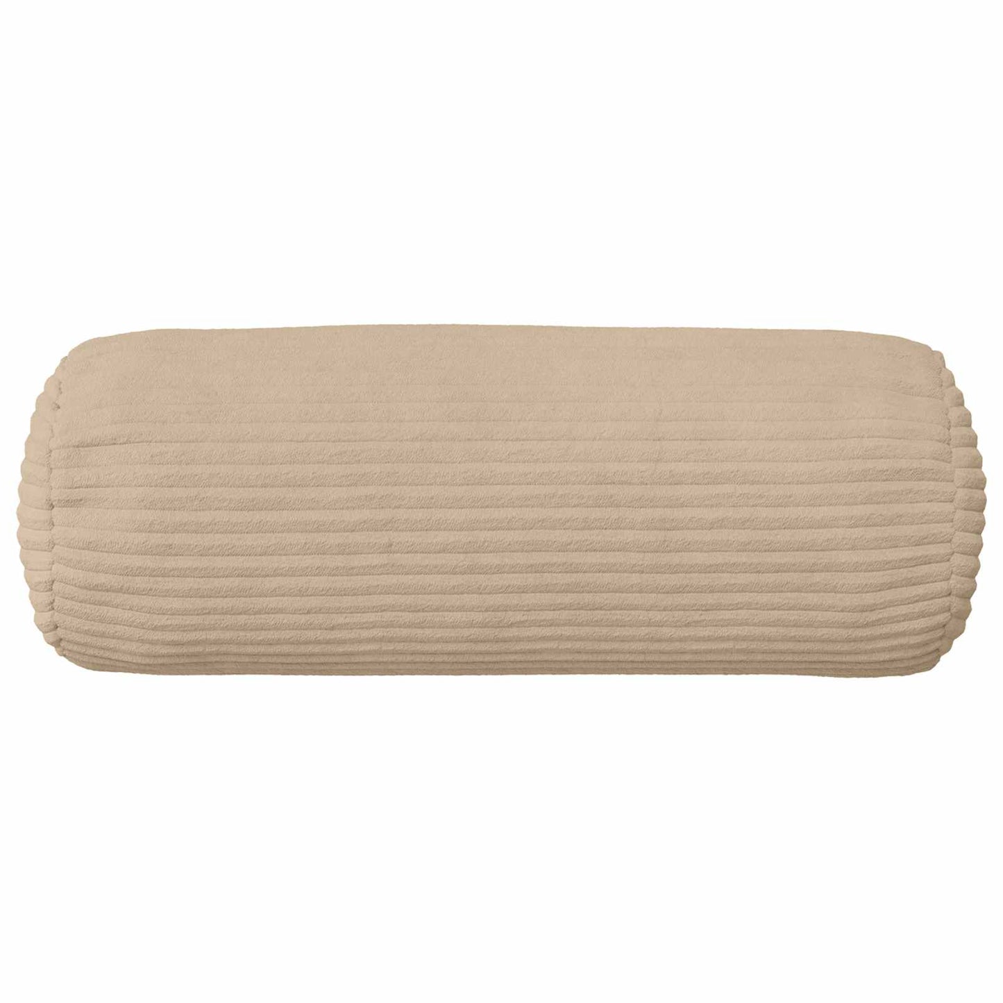 Cushion Cover 2 pcs HEERLEN Taupe Ø 15 x 40 cm Corduroy