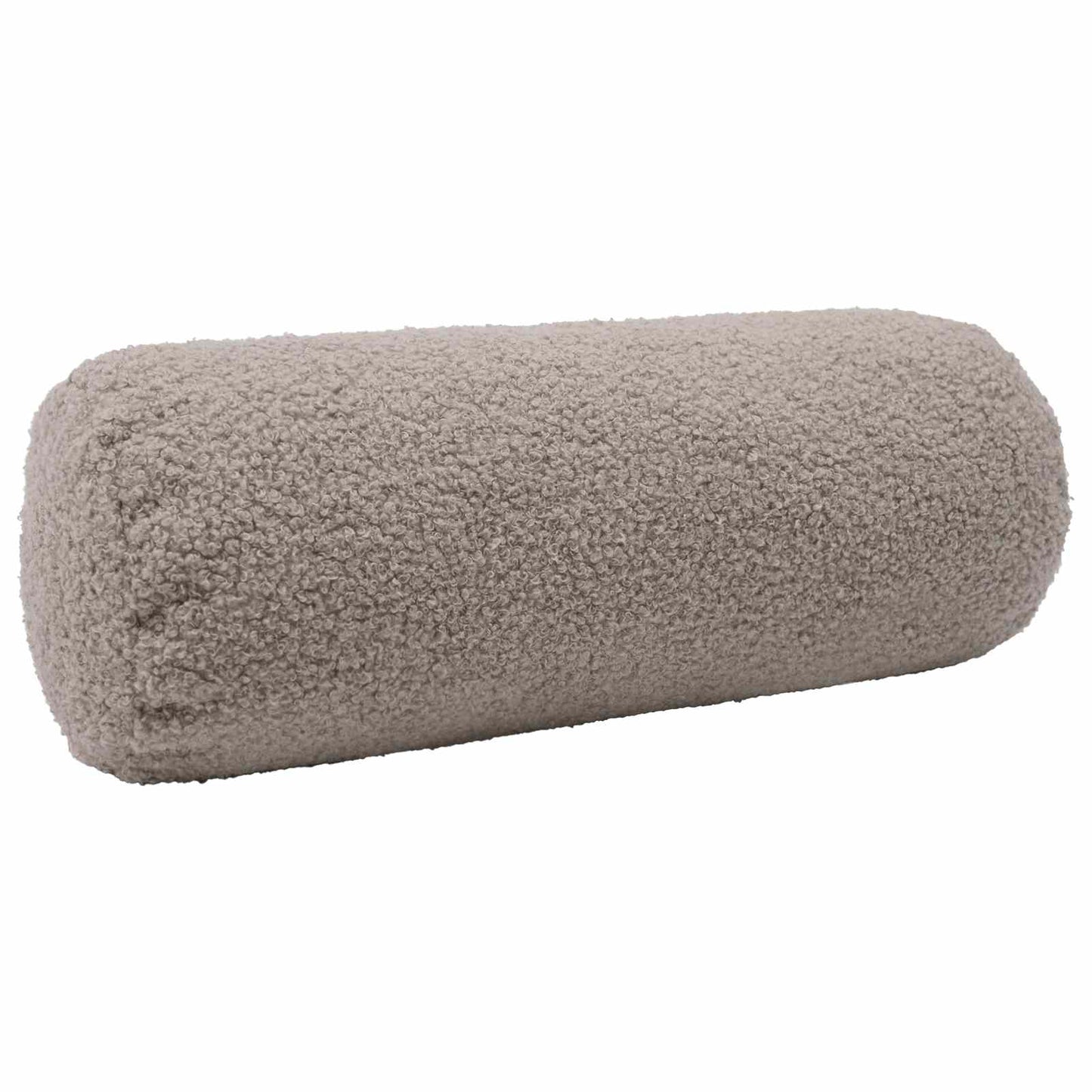 Cushion Cover 2 pcs HEERLEN Light Grey Ø 15 x 40 cm Bouclé