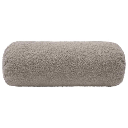 Cushion Cover 6 pcs HEERLEN Light Grey Ø 15 x 40 cm Bouclé