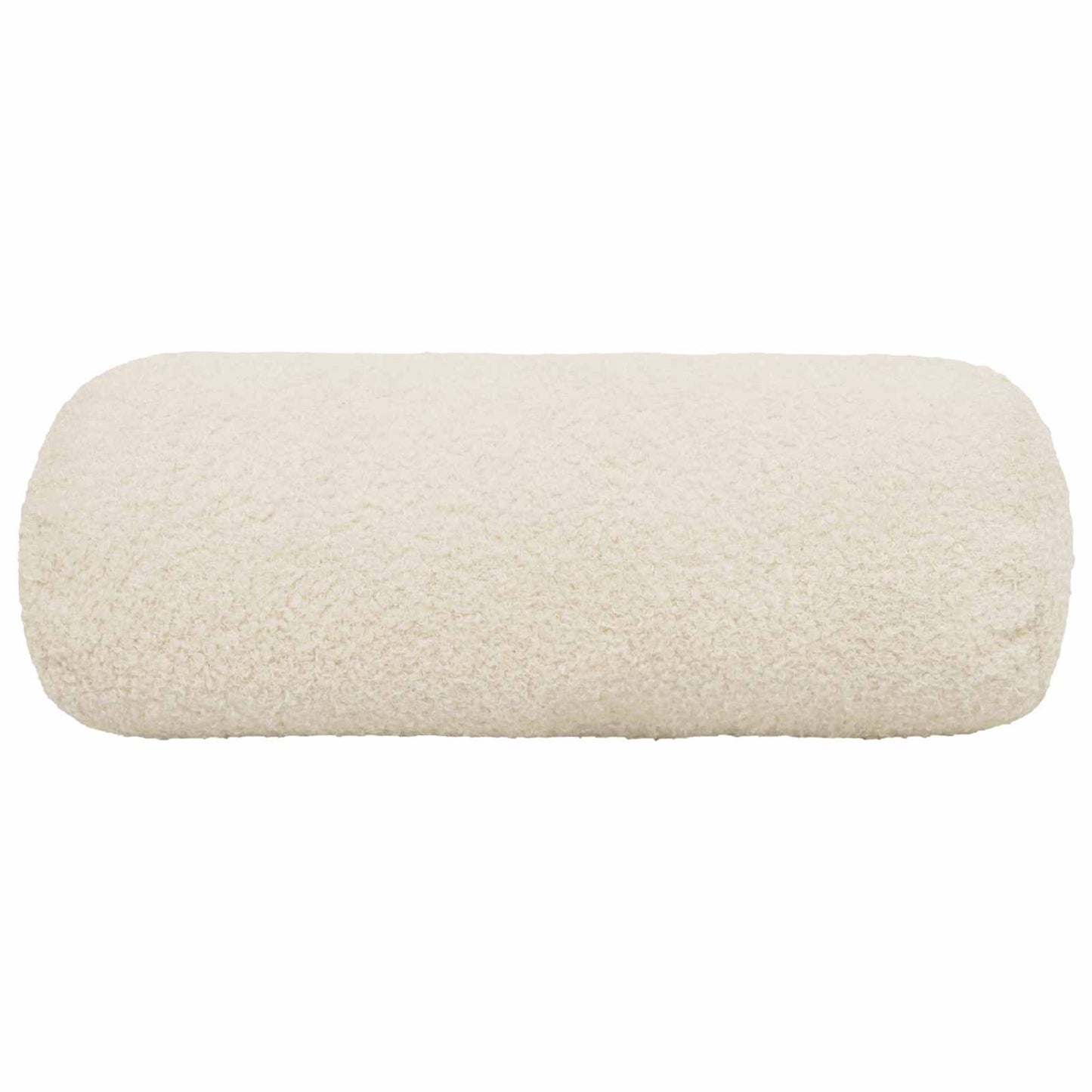 Cushion Cover 2 pcs HEERLEN Cream Ø 15 x 40 cm Bouclé