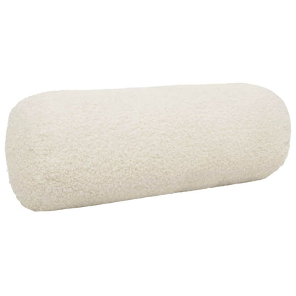 Cushion Cover 6 pcs HEERLEN Cream Ø 15 x 40 cm Bouclé