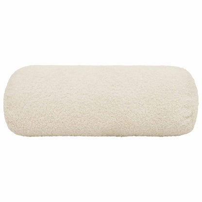 Cushion Cover 6 pcs HEERLEN Cream Ø 15 x 40 cm Bouclé