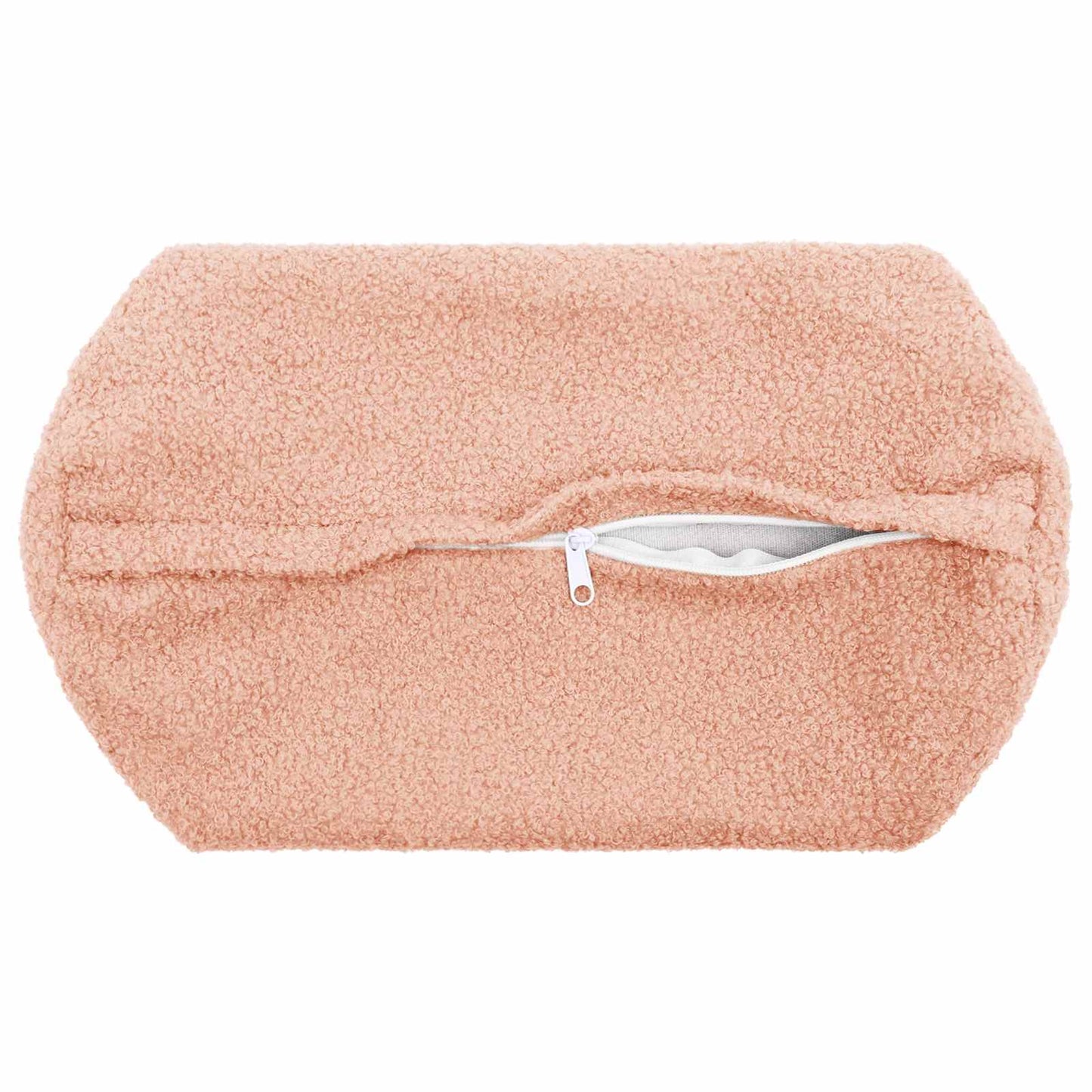 Cushion Cover 6 pcs HEERLEN Pink Ø 15 x 40 cm Bouclé