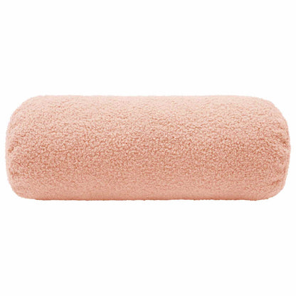 Cushion Cover 6 pcs HEERLEN Pink Ø 15 x 40 cm Bouclé