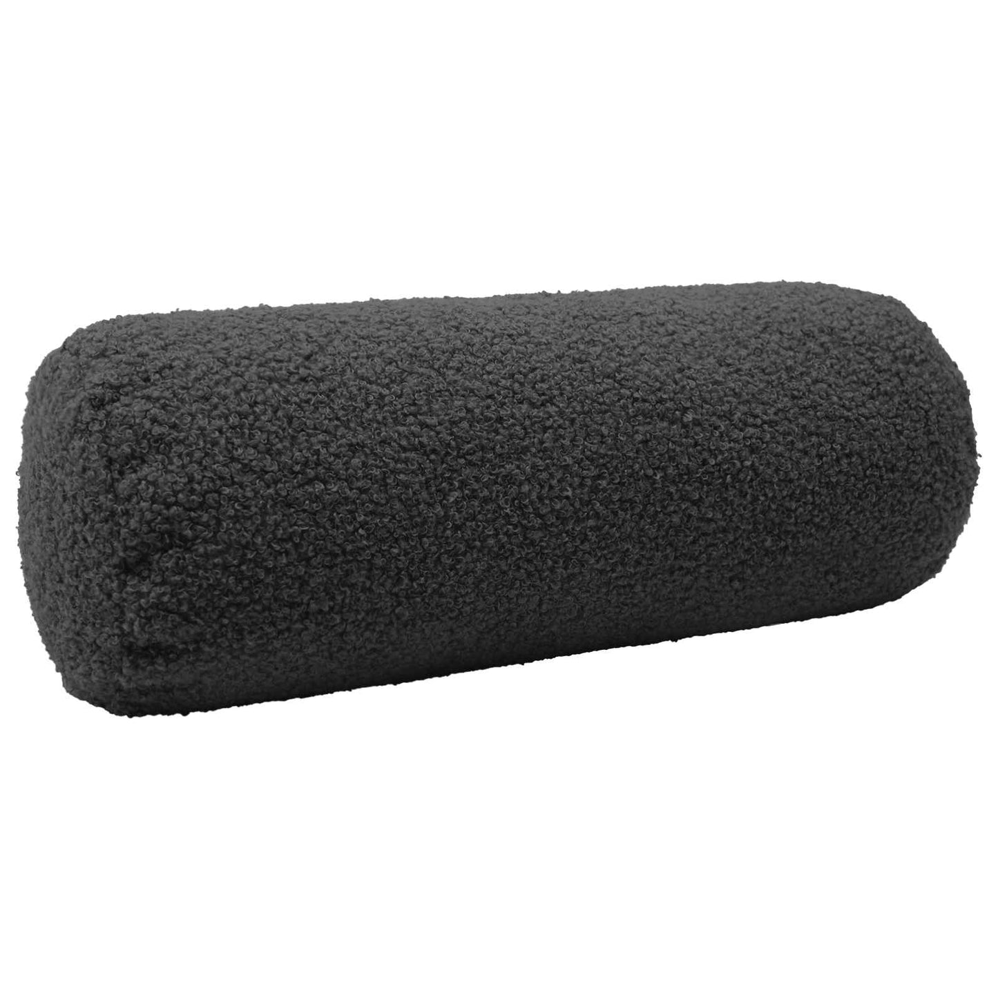 Cushion Cover 6 pcs HEERLEN Dark Grey Ø 15 x 40 cm Bouclé