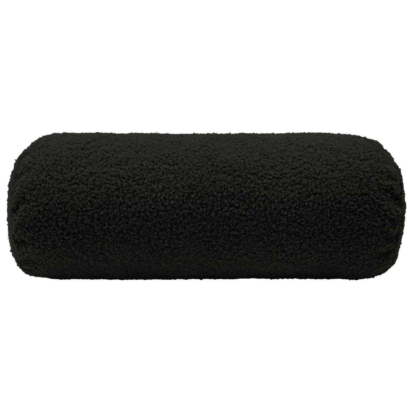 Cushion Cover 2 pcs HEERLEN Black Ø 15 x 40 cm Bouclé