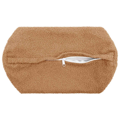 Cushion Cover 6 pcs HEERLEN Beige Ø 15 x 40 cm Bouclé