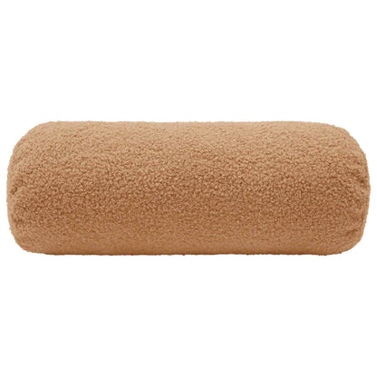 Cushion Cover 6 pcs HEERLEN Beige Ø 15 x 40 cm Bouclé