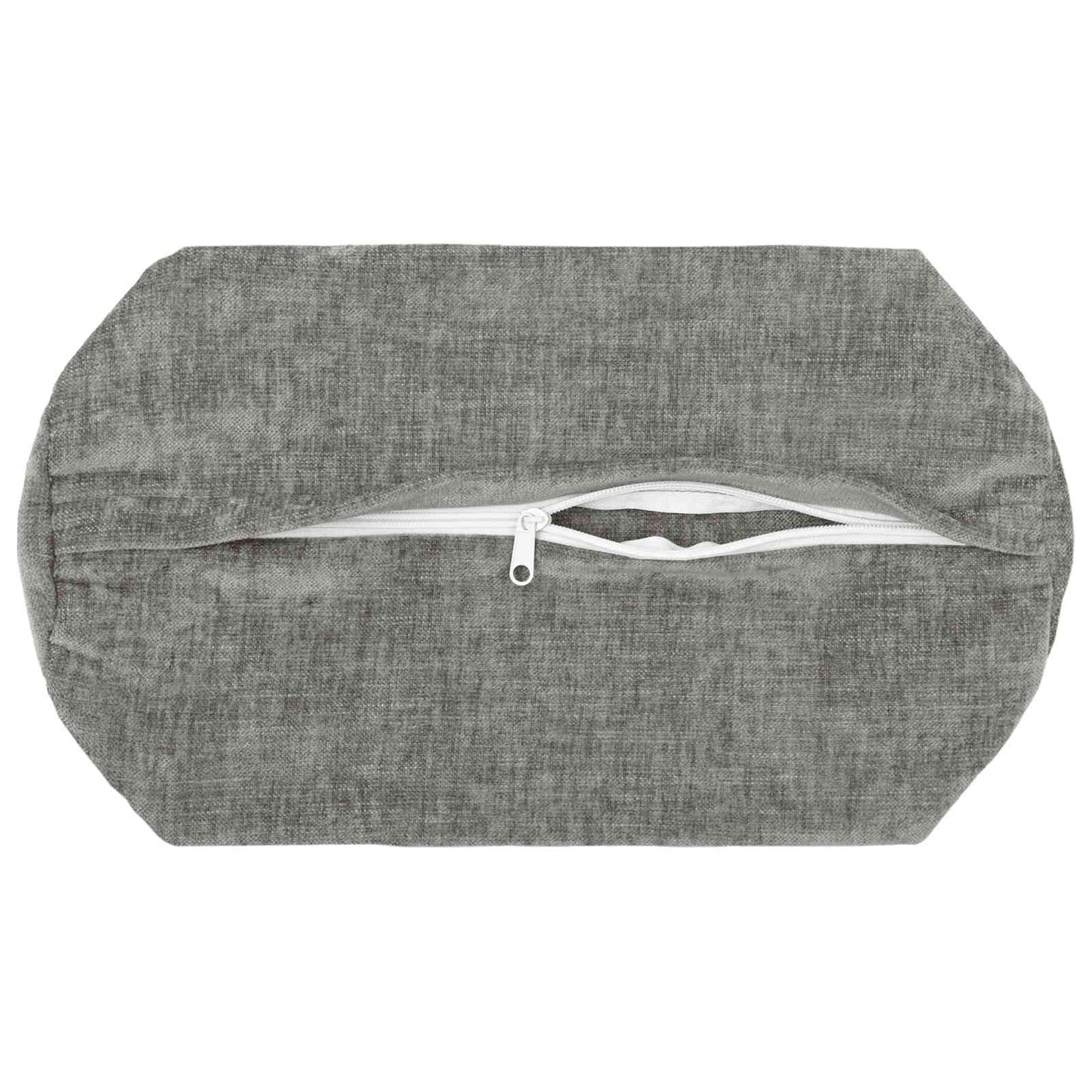 Cushion Cover 6 pcs HEERLEN Dark Grey Ø 15 x 40 cm