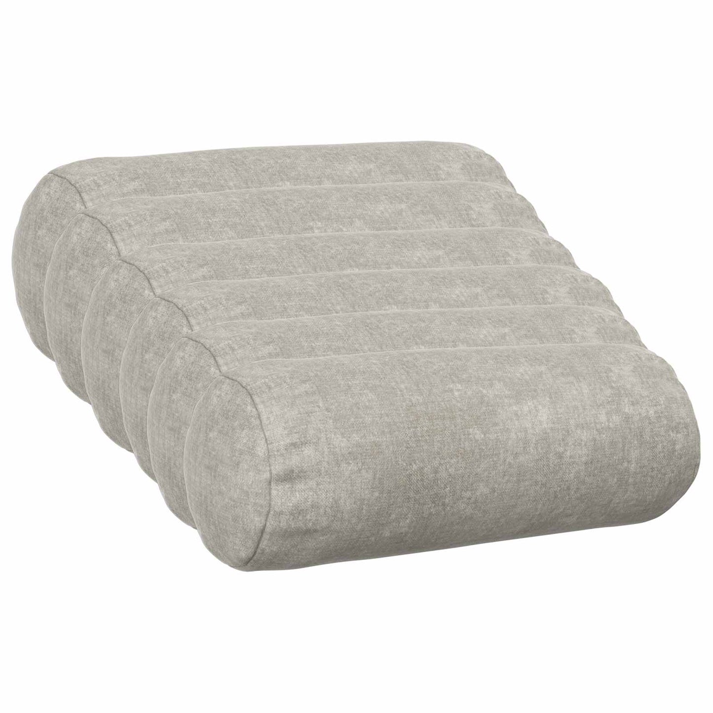 Cushion Cover 6 pcs HEERLEN Light Grey Ø 15 x 40 cm