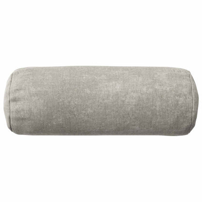 Cushion Cover 6 pcs HEERLEN Light Grey Ø 15 x 40 cm
