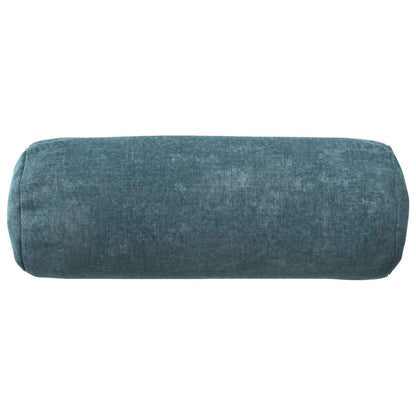 Cushion Cover 6 pcs HEERLEN Blue Ø 15 x 40 cm Chenille Fabric