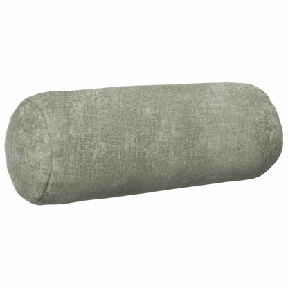 Cushion Cover 6 pcs HEERLEN Green Ø 15 x 40 cm Chenille Fabric