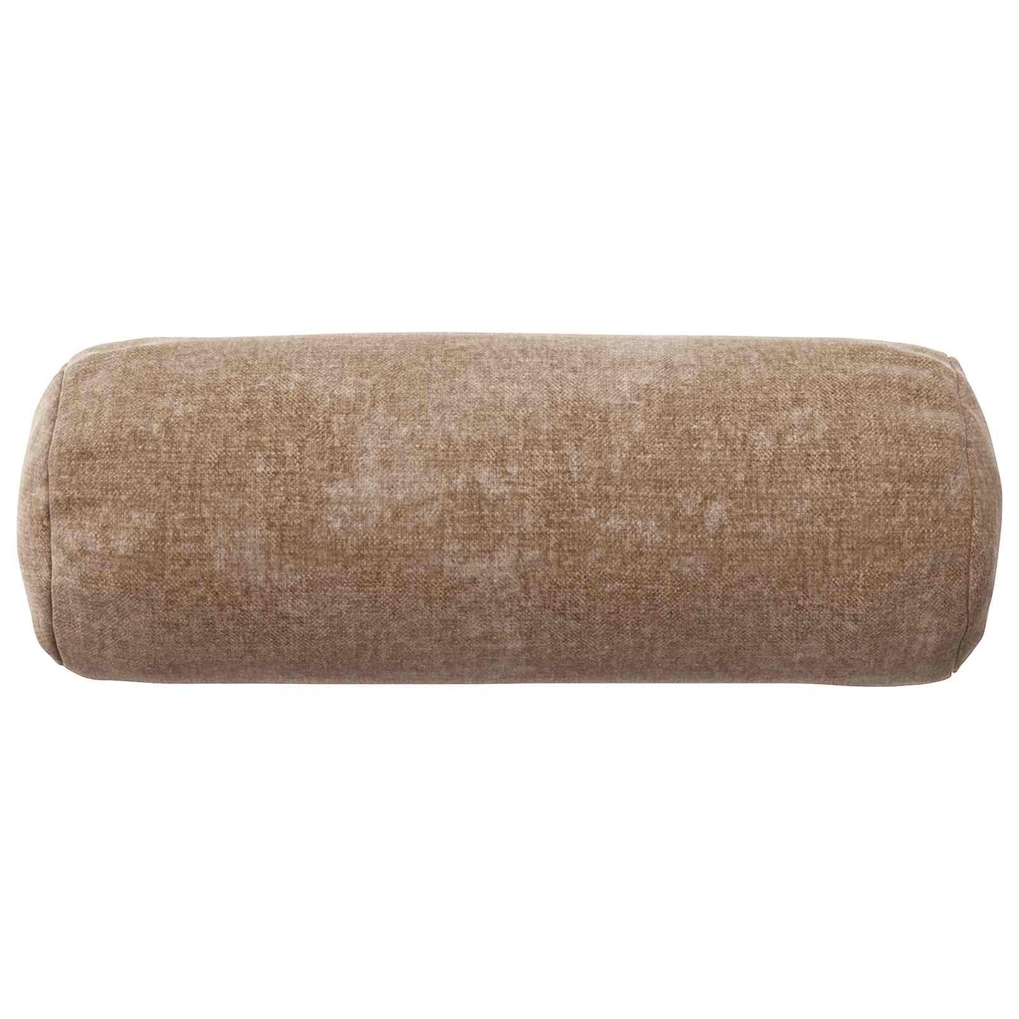 Cushion Cover 6 pcs HEERLEN Brown Ø 15 x 40 cm Chenille Fabric