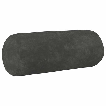 Cushion Cover 2 pcs HEERLEN Anthracite Ø 15 x 40 cm