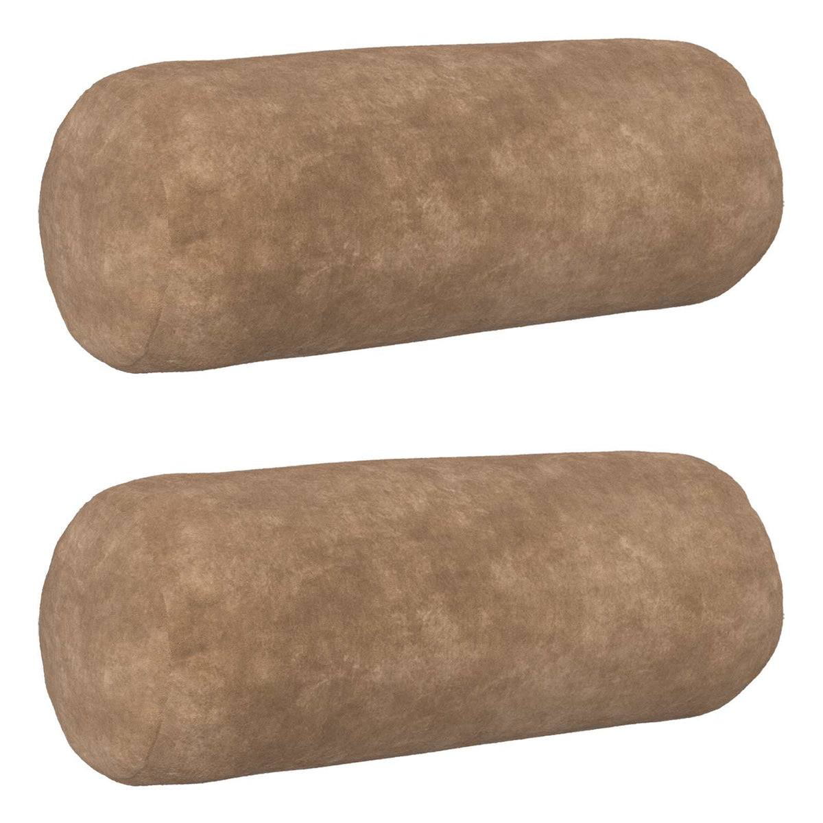 Cushion Cover 2 pcs HEERLEN Taupe Ø 15 x 40 cm