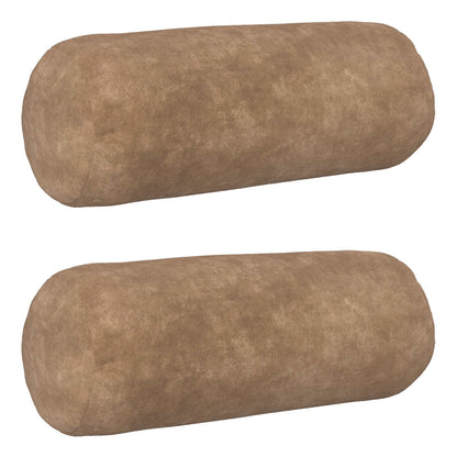 Cushion Cover 2 pcs HEERLEN Taupe Ø 15 x 40 cm