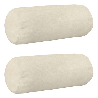 Cushion Cover 2 pcs HEERLEN Cream Ø 15 x 40 cm